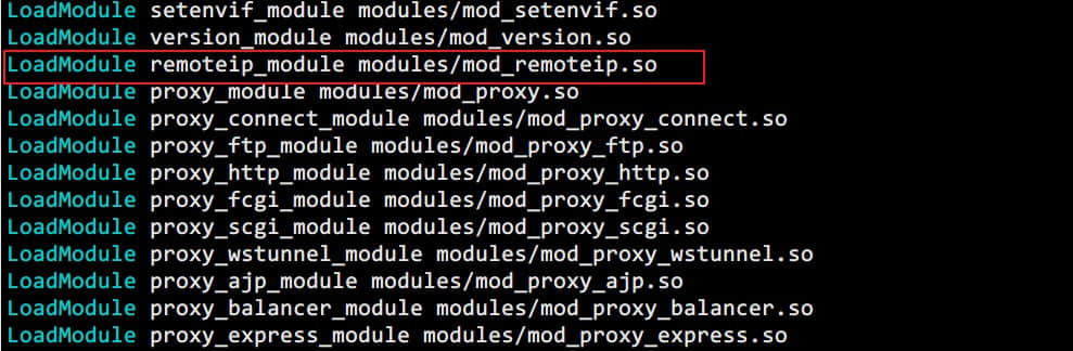 Apache httpd 通過mod_remoteip模塊來獲取CDN或者負載均衡設備轉發后的用戶真實IP